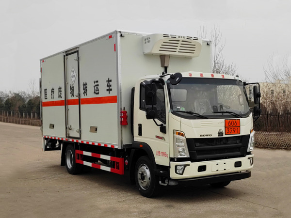 重汽豪沃醫(yī)療廢物轉(zhuǎn)運(yùn)車